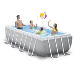 Intex Πισίνα PVC με Μεταλλικό Σκελετό 400x200x100εκ.